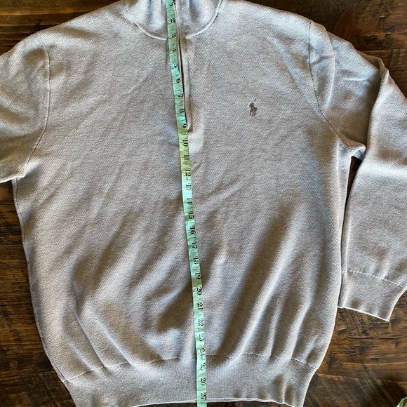 Polo Ralph Lauren Pima Cotton Quarter-Zip Sweater - Picture 10 of 11